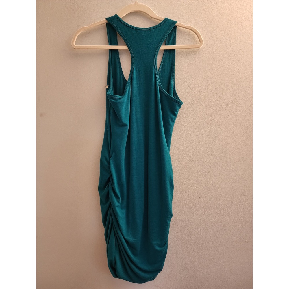 VTG Style GUESS Y2K Grunge Cyber Bodycon Racerback Mini Dress Small - Picture 3 of 7
